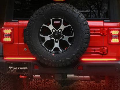 Putco Blade LED Tailgate Light Bar - 18" Pair - Red, White & Amber |92009-18|