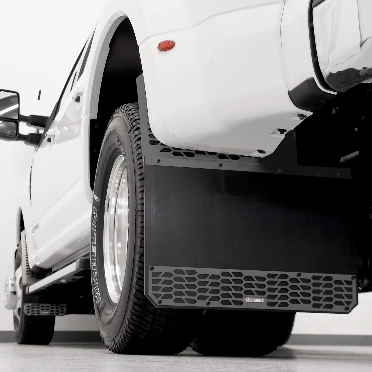 Putco Black HEX Mud Skins - Rear Pair |78255| - Fits Ford F350 / F450 2011-2016 Dually