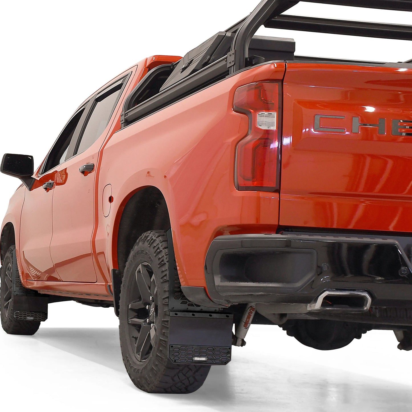 Putco Black HEX Mud Skins - Rear Pair |78255| - Fits Ford F350 / F450 2011-2016 Dually