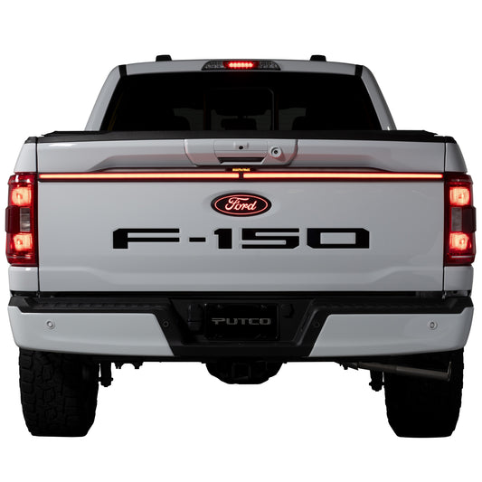 Putco Excalibur LED Tailgate Light Bar & Plug-N-Play Connector |92060-38| - Fits Ford F150 w/Factory LED Taillamps & OBS 2024-2027 (With OBS/Tow Tech systems)