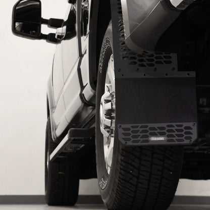 Putco Black HEX Mud Skins - Rear Pair |78255| - Fits Ford F350 / F450 2011-2016 Dually