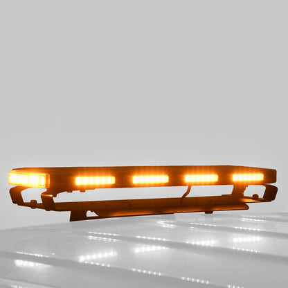 Putco Tri-Hornet LED Stealth Rooftop Strobe Light Bar (Amber, White & Blue) - 24" Tri Color Strobe Light |950224|