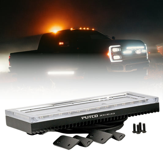 Putco YellowJacket LED Ultimate Rooftop Strobe Light Bar (Amber & White) |960112|