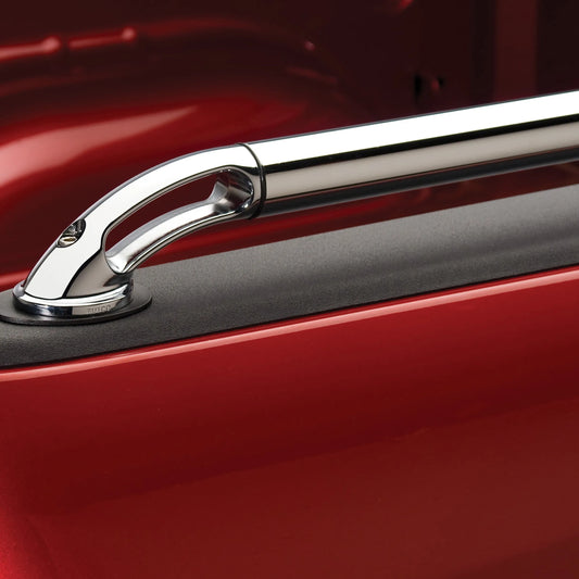 Putco Classic Locker Side Rails |89858| - Fits Chevy Silverado/GMC Sierra 2500/3500 2020-2027 6'9" Bed - Chrome Stainless Steel