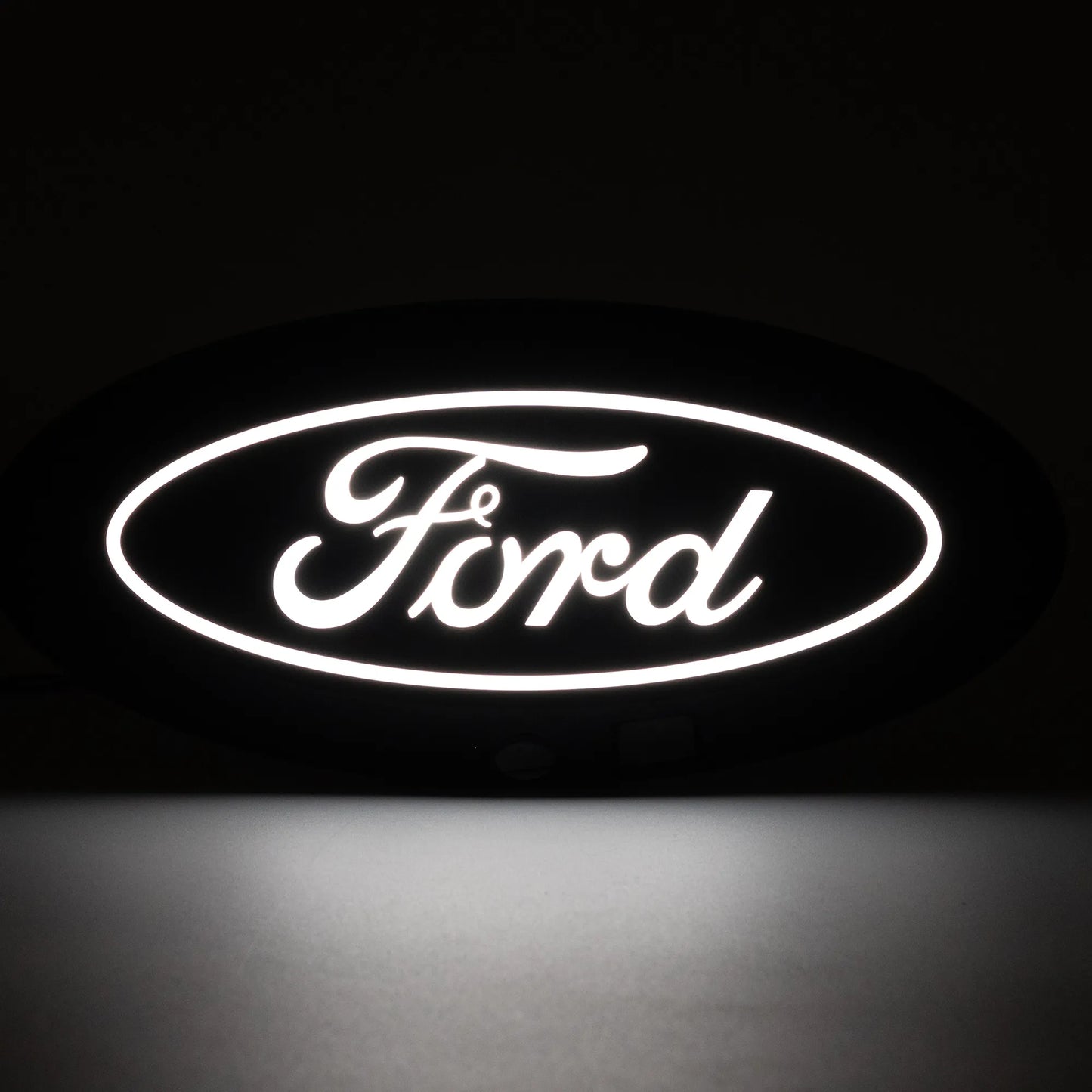 Putco Luminix White Oval LED Emblem |92606| - Fits Ford F150 2023 w/Camera and w/o Spray Washer