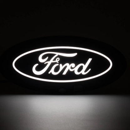 Putco Luminix White Oval LED Emblem |92606| - Fits Ford F150 2023 w/Camera and w/o Spray Washer