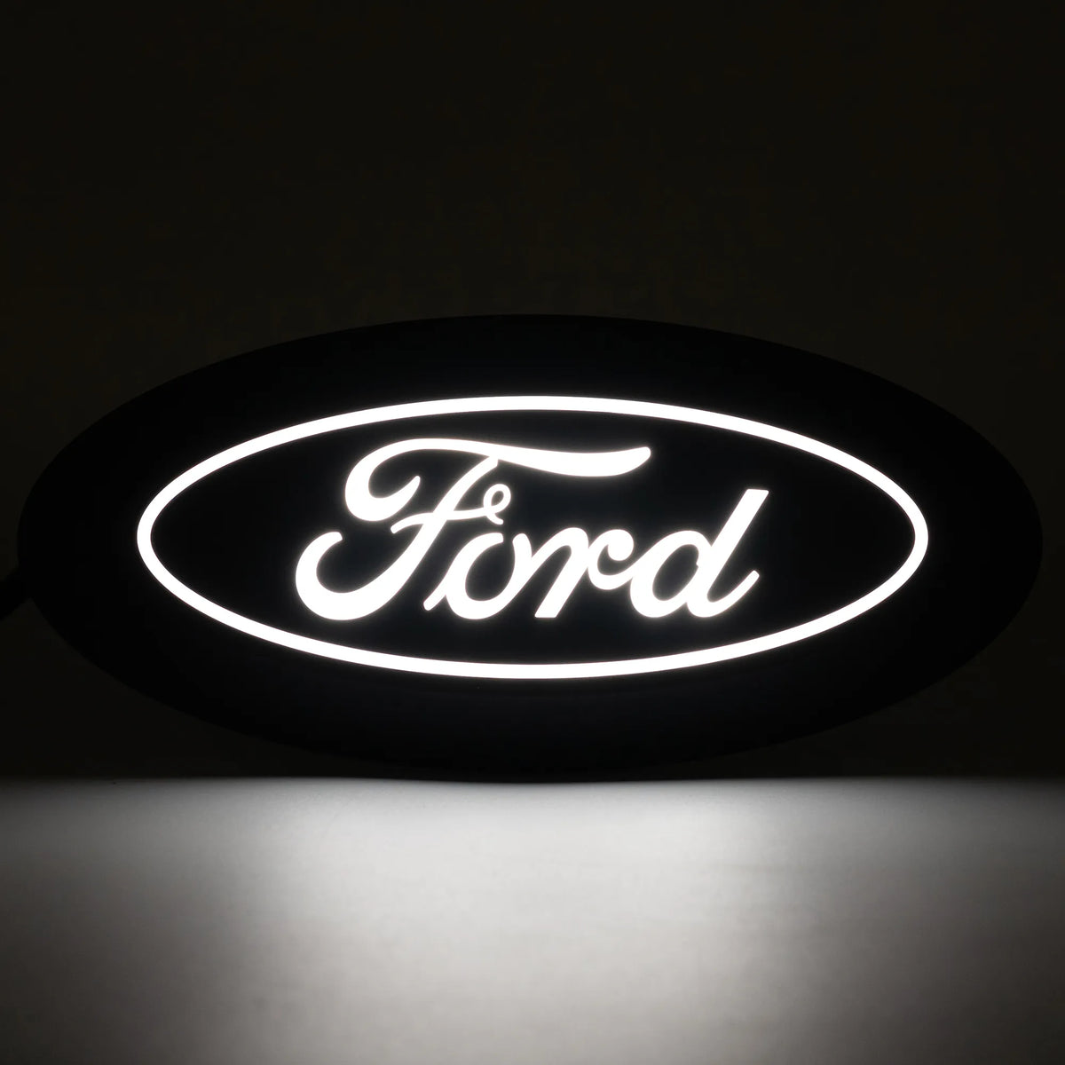 Putco Luminix Oval LED Grille Emblem |92608| - Fits Ford F150 2024-2027 w/o Front Camera, Includes Plug-N-Play Harness (Fuse Box Install)