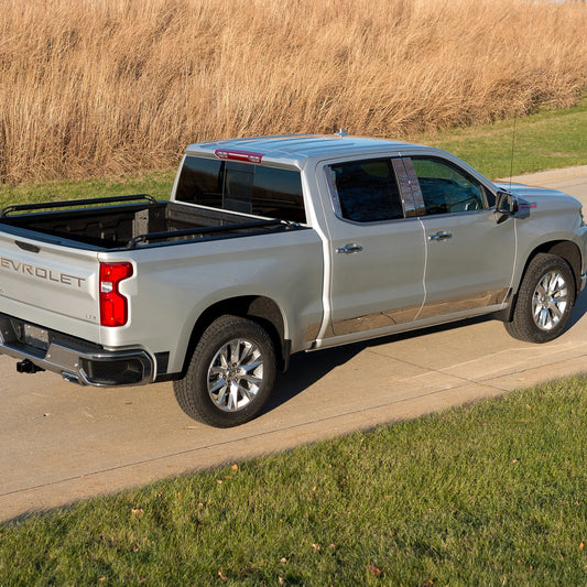 Putco Premium Stainless Steel Rocker Panels Kit |9751240| Fits Chevy Silverado 1500, GMC Sierra 1500 2019-2026 Regular Cab 8' Bed