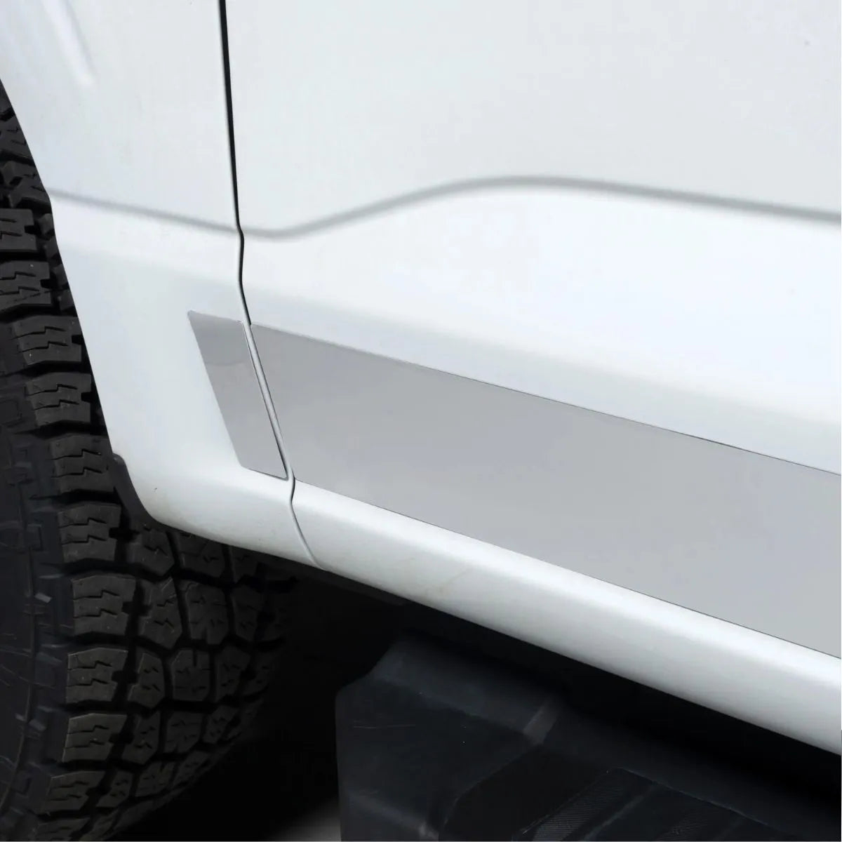Putco Premium Stainless Steel Rocker Panels Kit |9751470| - Fits Ford F150 2021-2027 Regular Cab 8' Bed