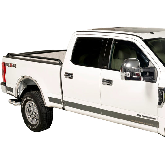 Putco Stainless Steel F-150 Logo Rocker Panels Kit |9751469FD| - Fits Ford F150 2021-2027 Regular Cab 6'7" Bed
