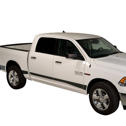 Putco Black Platinum Rocker Panels Kit |9751244BP| -  Fits Chevy Silverado 1500 / GMC Sierra 1500 2019-2026 Crew Cab 6'6" Bed