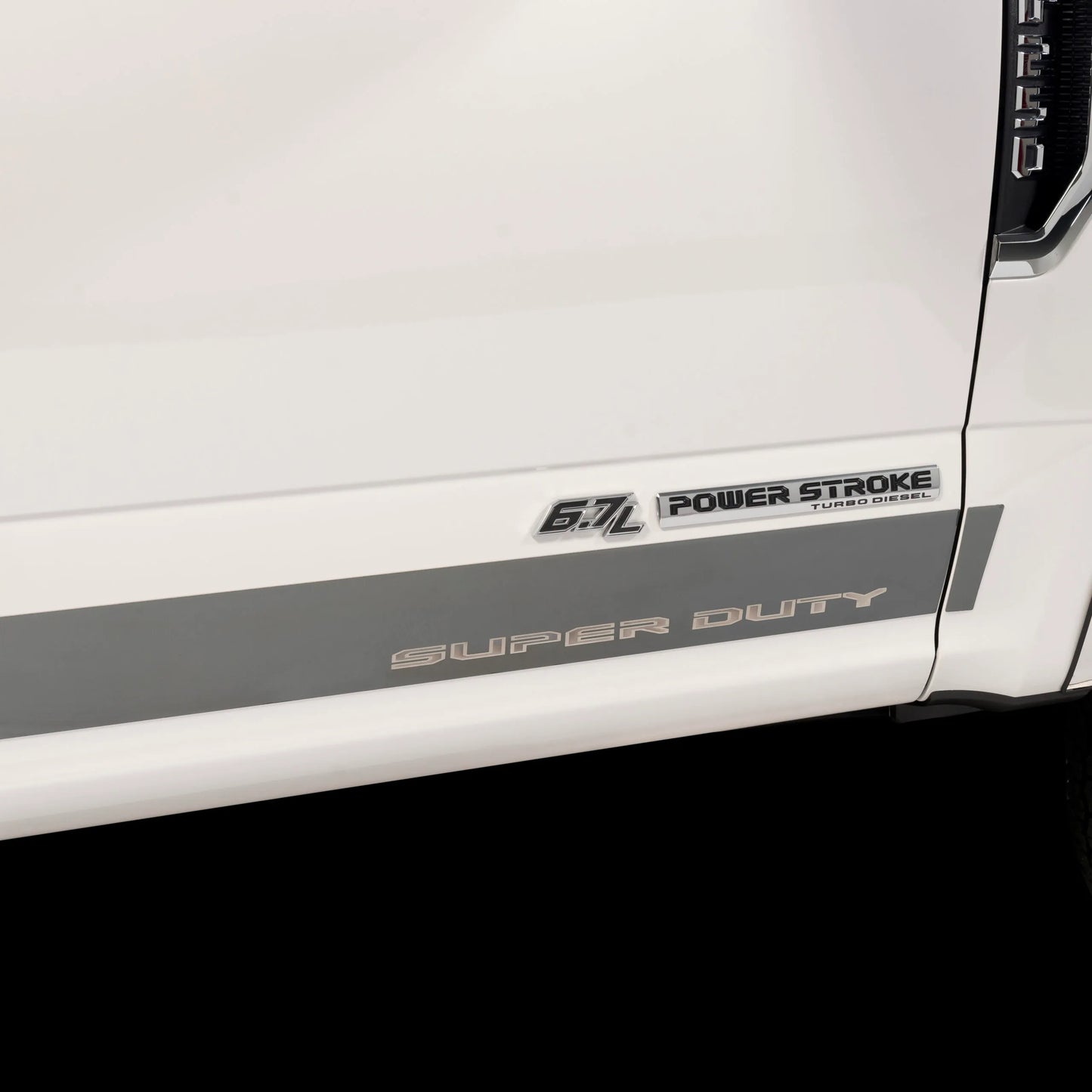 Putco Stainless Steel F-150 Logo Rocker Panels Kit |9751472FD| - Fits Ford F150 2021-2027 SuperCab 8' Bed