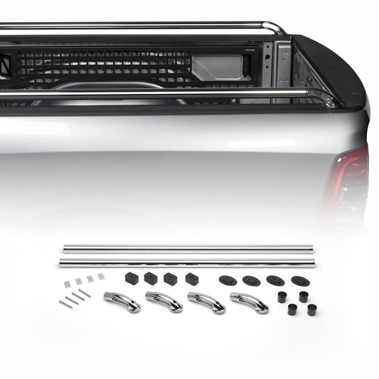 Putco Classic Locker Side Rails |89872| - Fits Dodge Ram Truck 2019-2027 Truck 5'7" Bed - Chrome Stainless Steel