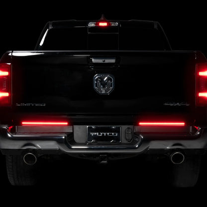 Putco 18" Pair Blade LED Tailgate Light Bar Red/Amber/White LEDs & Plug-N-Play Quick Connect Harness |9200918-04| - Fits Jeep Wrangler 2007-2027 / Ram Truck 2019-2024