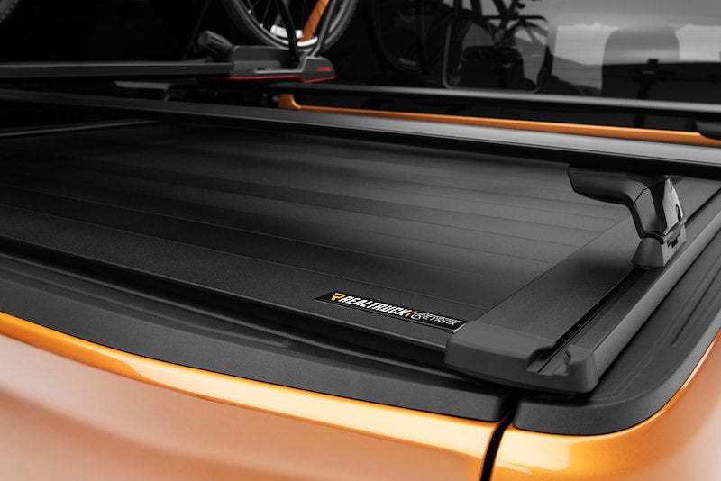 RealTruck RetraxPRO XR Manual Retractable Tonneau Cover w/ T-Slot Rails - T-80335