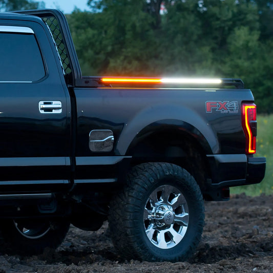 Putco Amber & White Work Blade LED Lights - 36" Long - Amber and White Strobe |93009-36|