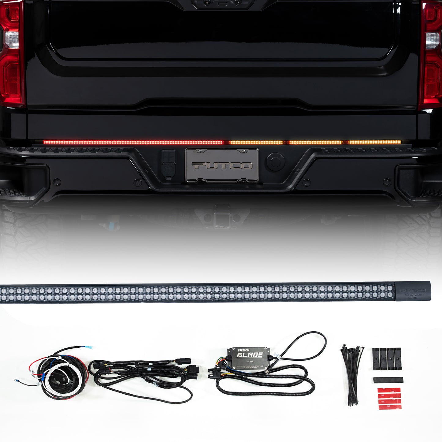 Putco Freedom Blade Tailgate Light Bar With Plug-N-Play Connector |760048-08| - Fits Ford Ranger Equipped With Factory Halogen Taillamps 2019-2023