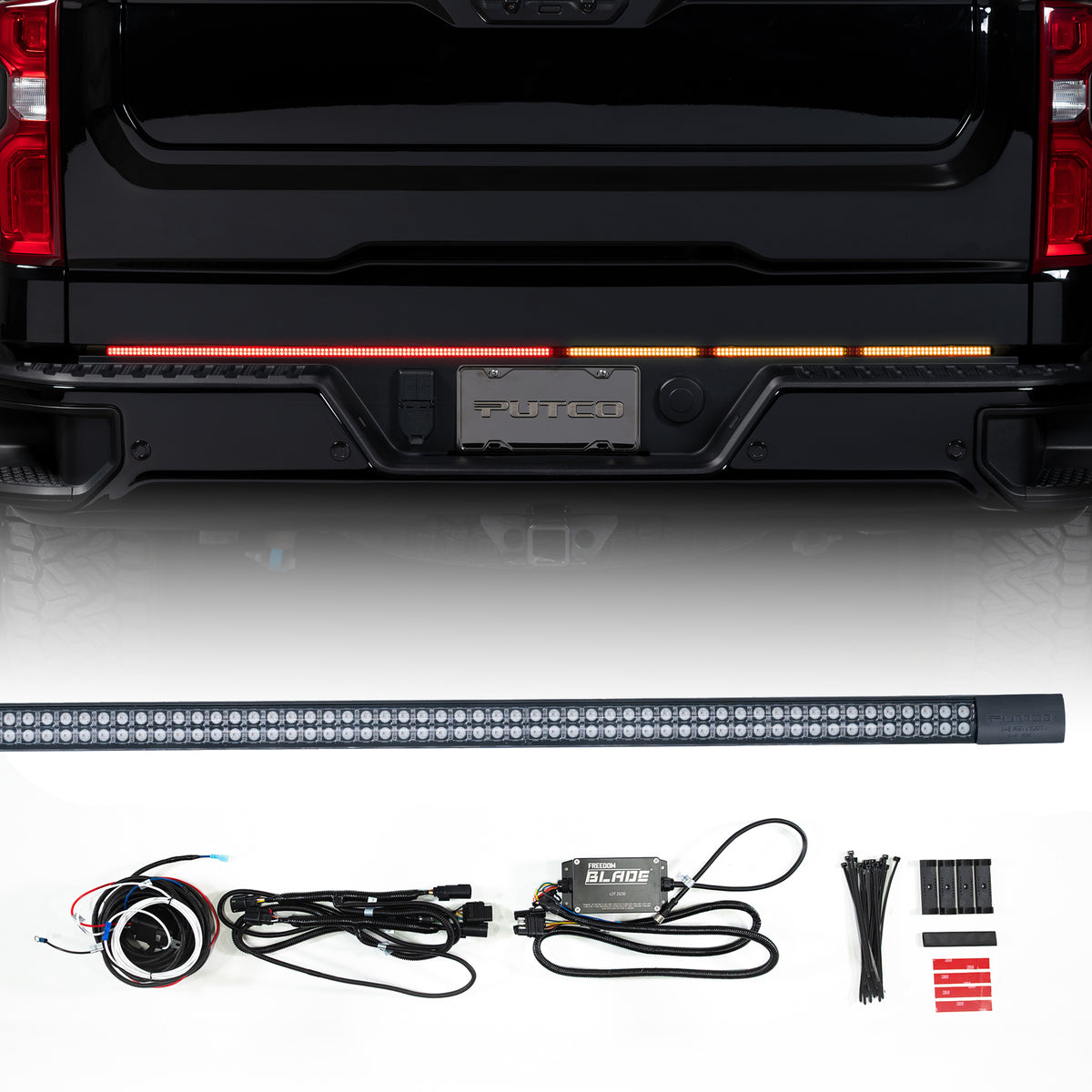 Putco Freedom Blade Tailgate Light Bar with Plug-N-Play Connector |760060-12| - Fits Ford F150 Equipped with Factory Halogen Taillamps 2021-2023