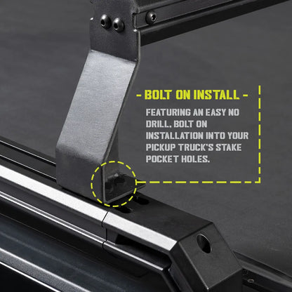 Putco Elevated Rack Cross Bars for Venture Tec Rack |185735HD| - Fits Jeep Gladiator 2020-2027
