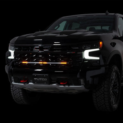 Putco Virtual DRL LED Grille Lights - 37" Light Bar |310037| - Fits Silverado/ Sierra 1500 15-26, 2500/3500 15-27, Ford Super Duty F250 / F350 / F450 11-27