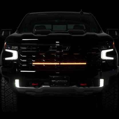 Putco Virtual DRL LED Grille Lights - 37" Light Bar |310037| - Fits Silverado/ Sierra 1500 15-26, 2500/3500 15-27, Ford Super Duty F250 / F350 / F450 11-27