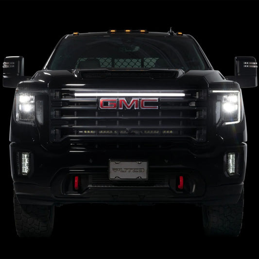 Putco Virtual DRL LED Grille Lights - 37" Light Bar |310037| - Fits Silverado/ Sierra 1500 15-26, 2500/3500 15-27, Ford Super Duty F250 / F350 / F450 11-27