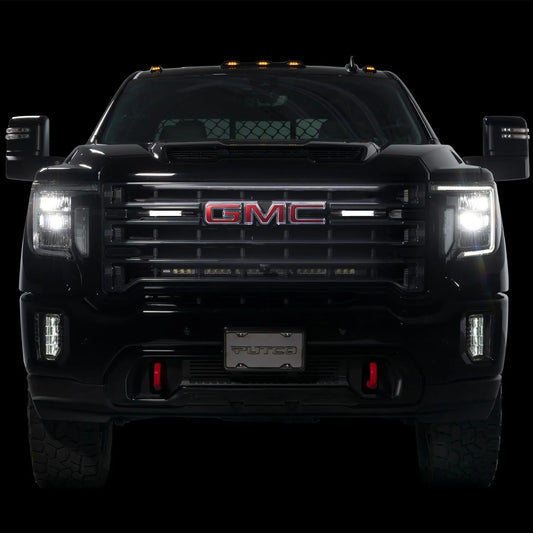 Putco Virtual DRL LED Grille Lights 8" Pair |310208| - Fits Silverado/Sierra 1500 20-26, 2500/3500 15-27, Ram 19-27, F150 15-27, F250 F350 F450 17-27, Gladiator 20-27, Tundra 22-27