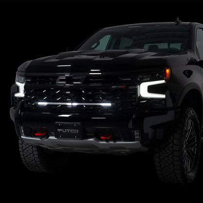 Putco Virtual DRL LED Grille Lights - 37" Light Bar |310037| - Fits Silverado/ Sierra 1500 15-26, 2500/3500 15-27, Ford Super Duty F250 / F350 / F450 11-27