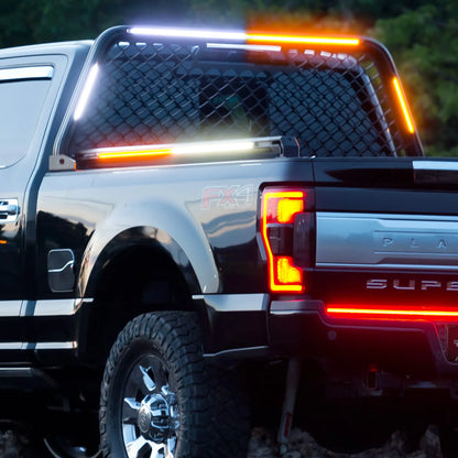 Putco Amber & White Work Blade LED Lights - 44" Long - Amber and White Strobe |93009-44|