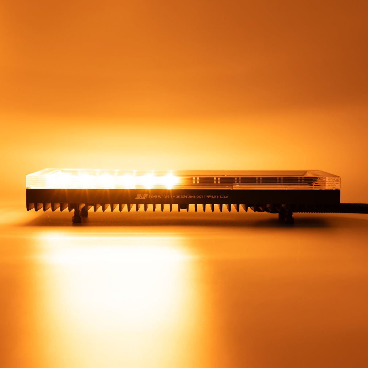 Putco YellowJacket LED Ultimate Rooftop Strobe Light Bar (Amber & White) |960112|