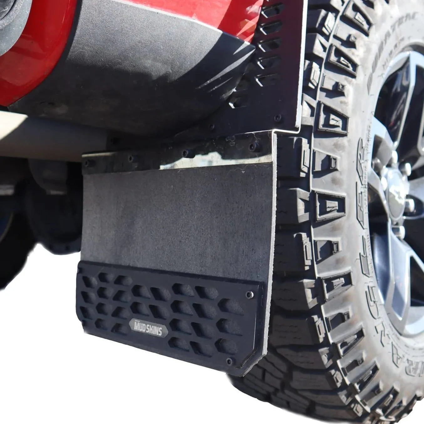 Putco Black HEX Mud Skins - Rear Pair |78255| - Fits Ford F350 / F450 2011-2016 Dually