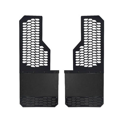 Putco Black HEX Mud Skins - Rear Pair |78255| - Fits Ford F350 / F450 2011-2016 Dually