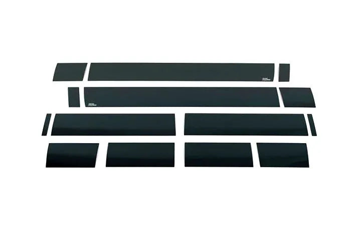 Putco Black Platinum Rocker Panels Kit |9751240BP| Fits Chevy Silverado 1500 / GMC Sierra 1500 2019-2026 Regular Cab 8' Bed