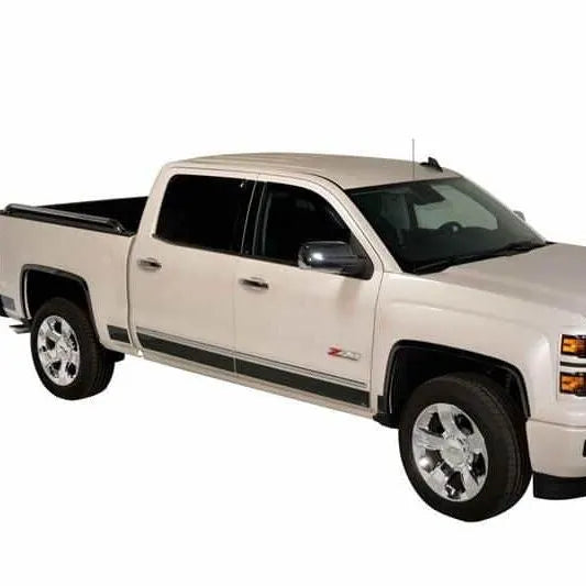 Putco Black Platinum Rocker Panels Kit |9751244BP| -  Fits Chevy Silverado 1500 / GMC Sierra 1500 2019-2026 Crew Cab 6'6" Bed