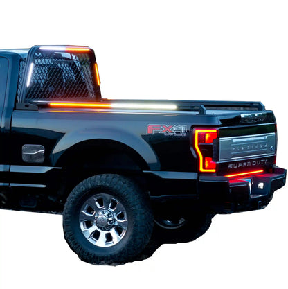 Putco Amber & White Work Blade LED Lights - 44" Long - Amber and White Strobe |93009-44|