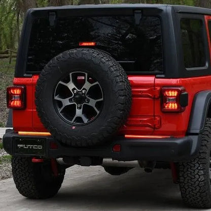 Putco Blade LED Tailgate Light Bar - 18" Pair - Red, White & Amber |92009-18|