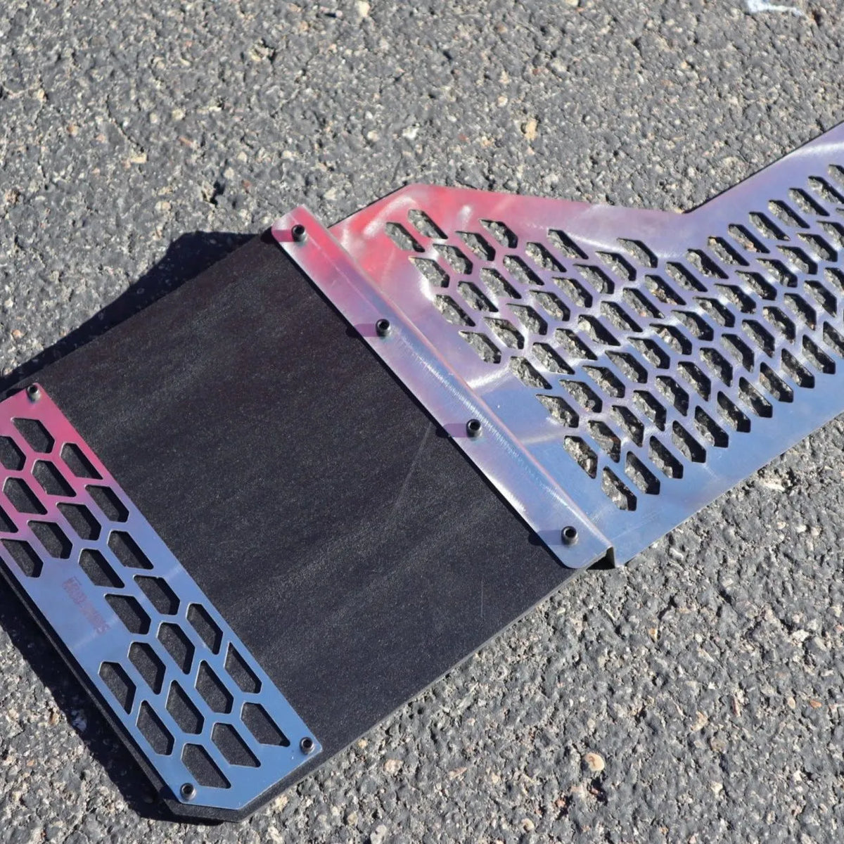 Putco Polished Stainless Steel HEX Steel Mud Skins - Rear Pair |78045| - Fits Dodge Ram 3500 2019-2027 Dually