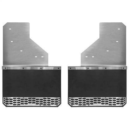 Putco Solid Polished Stainless Steel Mud Skins - Rear Pair |78303| - Fits Dodge Ram Truck 1500 2019-2027