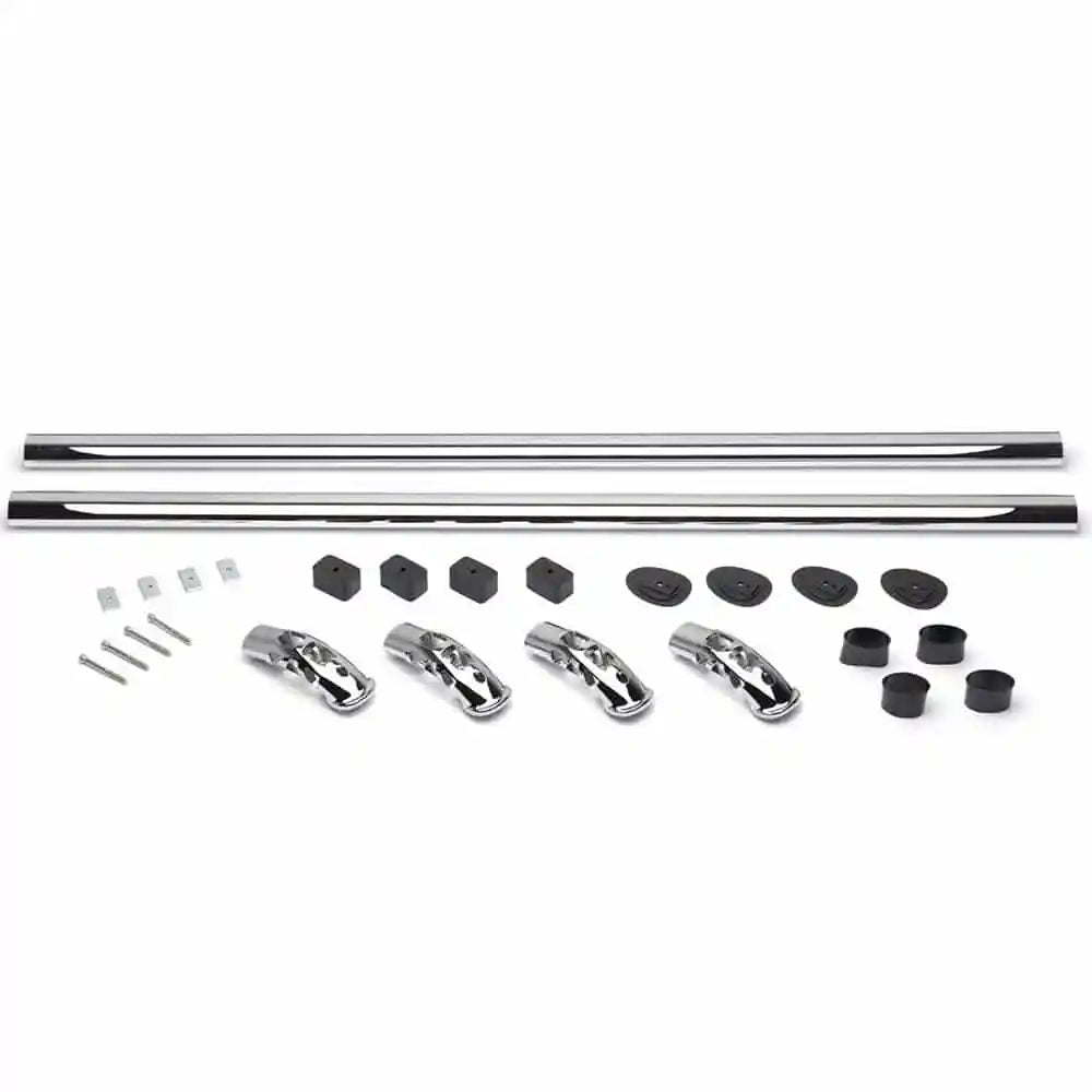 Putco Classic Locker Side Rails |89858| - Fits Chevy Silverado/GMC Sierra 2500/3500 2020-2027 6'9" Bed - Chrome Stainless Steel