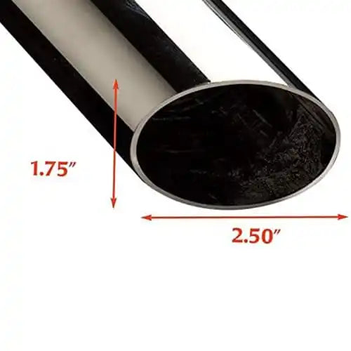 Putco Nylon Oval Locker Side Rails |19857| - Fits Chevy Silverado/GMC Sierra 1500 2019-2026, HD 2500/3500 2019-2027 8' Bed