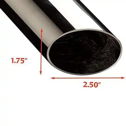 Putco Nylon Oval Locker Side Rails |19857| - Fits Chevy Silverado/GMC Sierra 1500 2019-2026, HD 2500/3500 2019-2027 8' Bed
