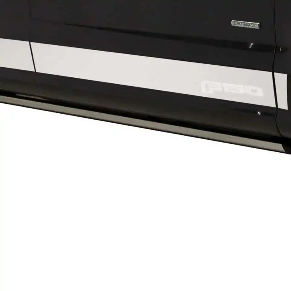 Putco Stainless Steel F-150 Logo Rocker Panels Kit |9751469FD| - Fits Ford F150 2021-2027 Regular Cab 6'7" Bed