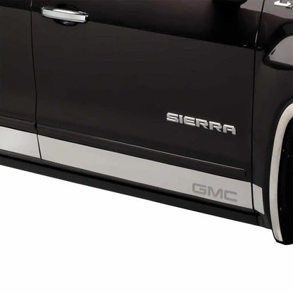 Putco GMC Logo Stainless Steel Rocker Panel Kit |9751240GM-2| Fits GMC Sierra 1500 2019-2026 Regular Cab 8' Bed