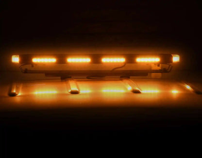 Putco Tri-Hornet LED Stealth Rooftop Strobe Light Bar (Amber, White & Blue), 16" Tri Color Strobe Light |950216|