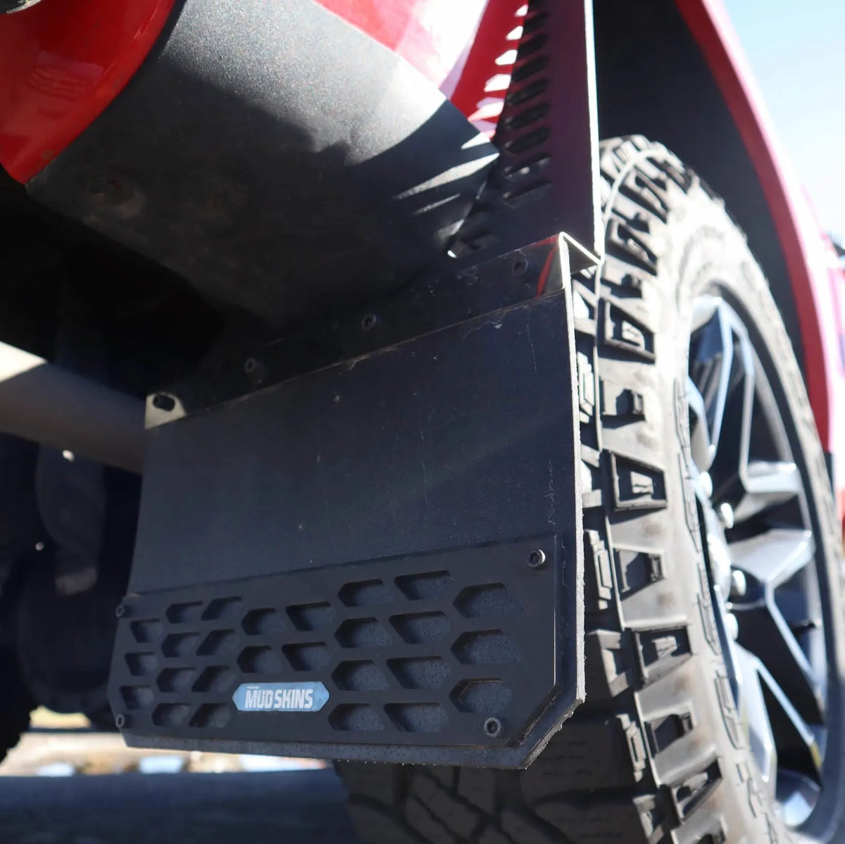Putco Black HEX Mud Skins - Rear Pair |78255| - Fits Ford F350 / F450 2011-2016 Dually