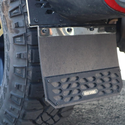 Putco Black HEX Mud Skins - Rear Pair |78255| - Fits Ford F350 / F450 2011-2016 Dually