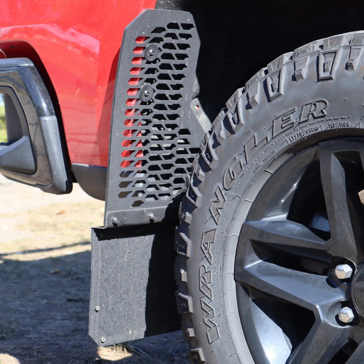 Putco Black HEX Mud Skins - Rear Pair |78255| - Fits Ford F350 / F450 2011-2016 Dually