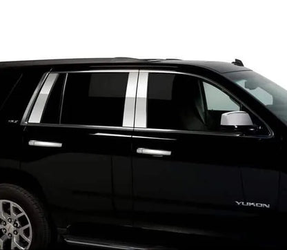 Putco Stainless Steel Pillar Posts Trim Kits |402523| - Fits Dodge Ram Truck 1500 2019-2027 Quad Cab Crew Cab