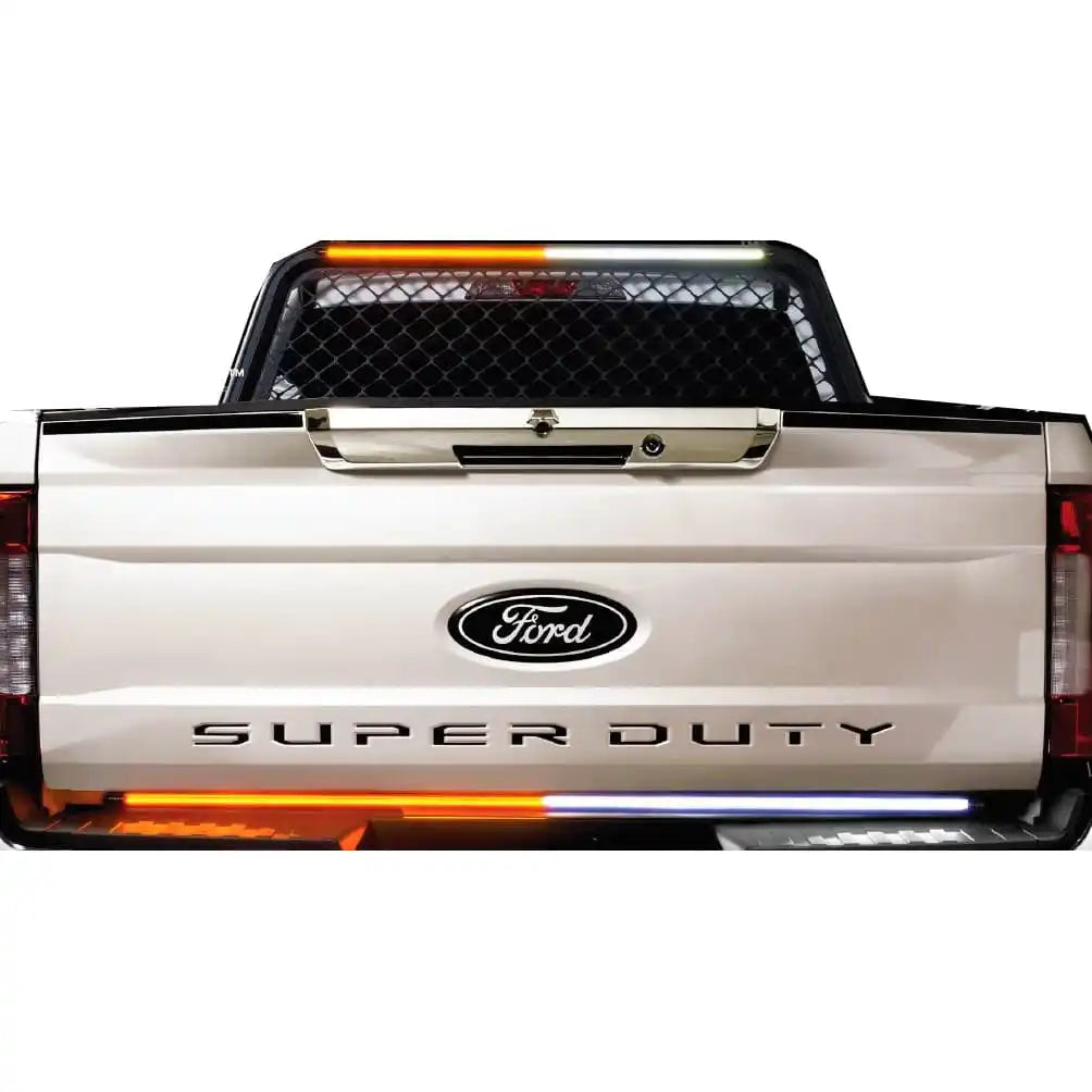 Putco Amber & White Work Blade LED Lights - 60" Long - Amber and White Strobe |93009-60|